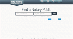 Desktop Screenshot of findnotary.org